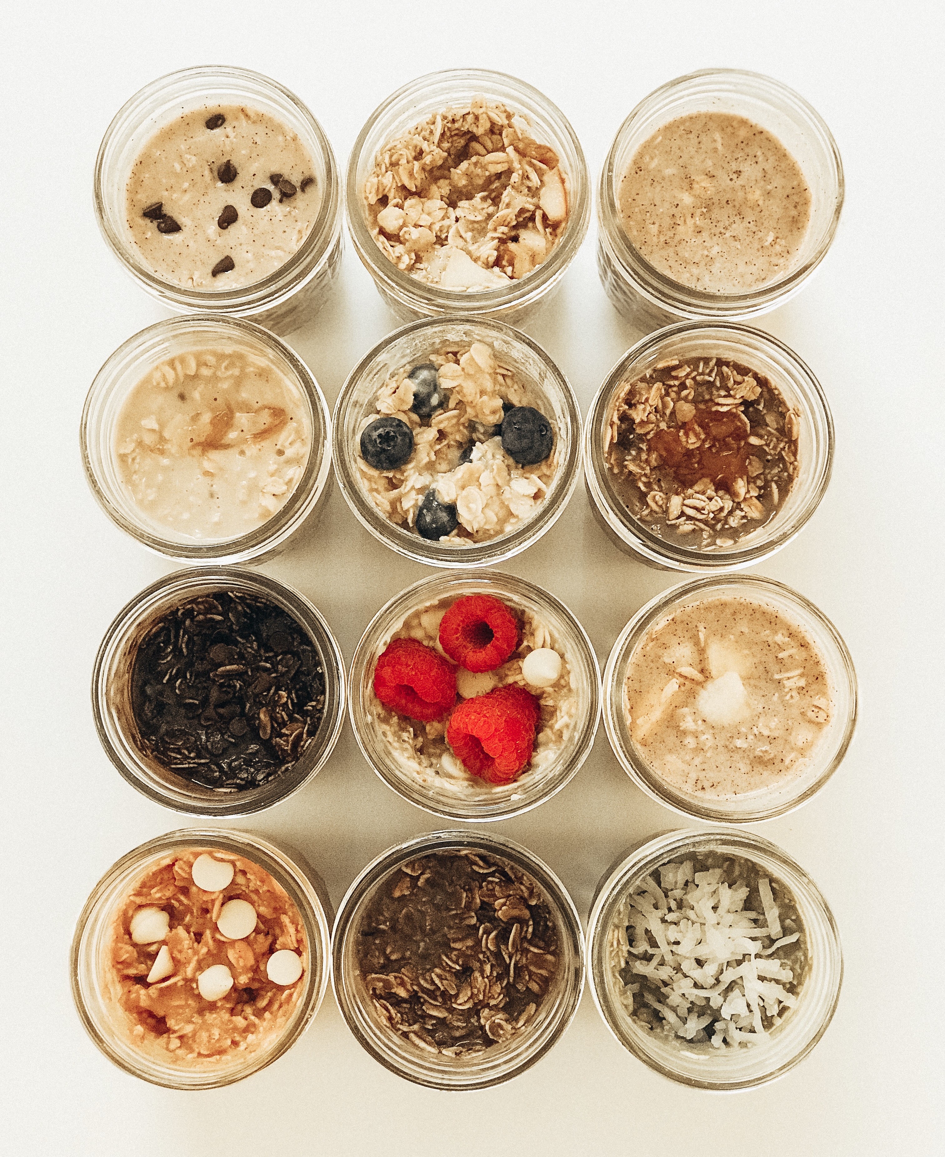 simple and healthy overnight oat recipes